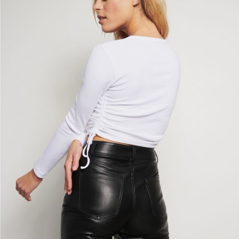Dynamite- Drawstring Side Long Sleeve Top - Picture 4 of 6